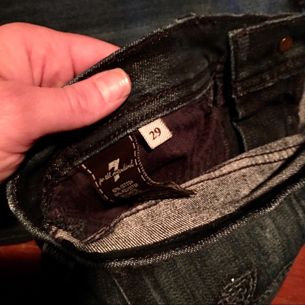 7FAM ‘Rocker’ Jeans Sz29 - Picture 5 of 6